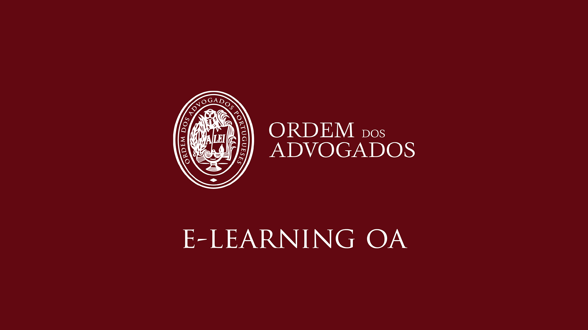 Print do site E-learning OA